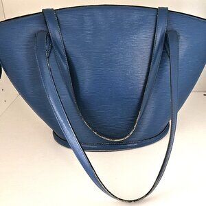 Louis Vuitton Saint Jacques Handbag in Toledo Blue Epi Leather